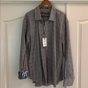 Robert Graham button down man tailored shirt